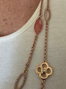 lot 34 image: Henri Bendel Double Strand Necklace