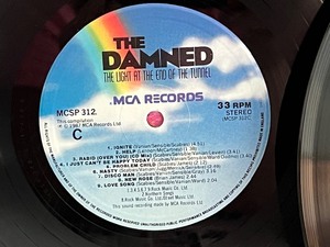 lot 73C image: The Damned The Light at the End of the Tunnel Record Album