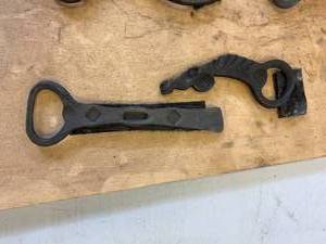 lot 114 image: Custom Made Bottle Openers by Nick Heinen