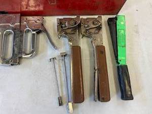 lot 115 image: Stapling Tools and Tool Box