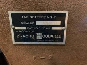 lot 27 image: Di-Acro Houdaille Tab Notcher #2