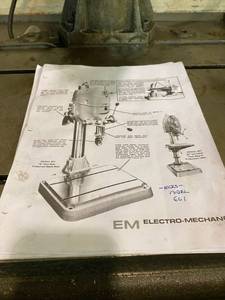 lot 65 image: EM Electro-Mechano-Drill Press