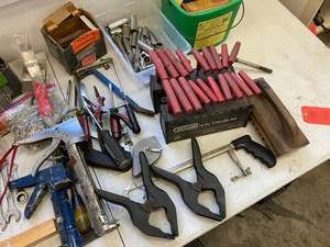 lot 135 image: Assortment of Tools, Screws and Nails