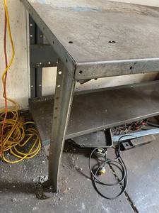 lot 10 image: Steel Work Table