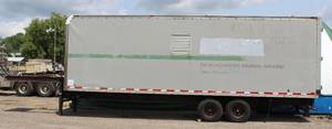 Semi Trailer Double Insulated Walls 28 Ft Long Side Door And Window