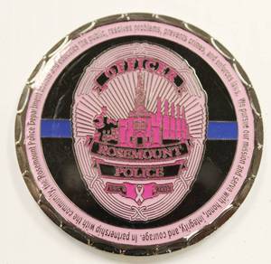 lot 21 image: Rosemount Police Coin 3 Diameter