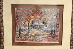 lot 50 image: Autumn Reflections Signed & Numbered Print By Susan Amidon