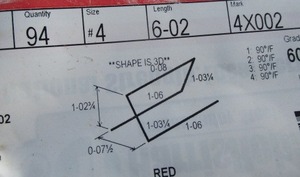 lot 63 image: Rebar Column Stirrups