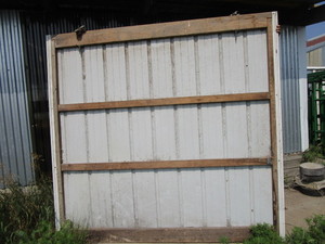 lot 71 image: Barn Door with Hardware