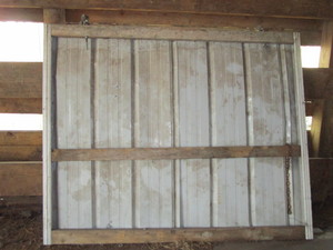 lot 73 image: Barn Door with Hardware