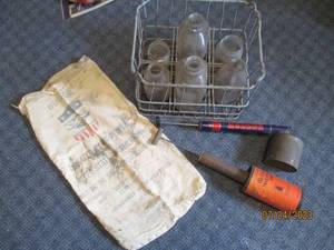 lot 188 image: Vintage wire crate