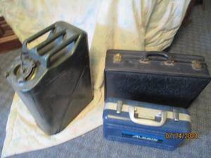 lot 202 image: (2) vintage briefcases
