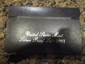 lot 11 image: 1997 US Mint Silver Proof Set in Original Government Packaging