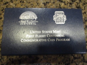 lot 14 image: US Mint 2003 First Flight Commemorative Clad Half Dollar in OGP