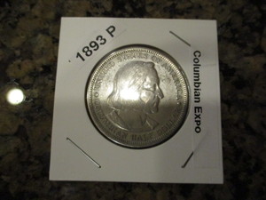 lot 55 image: 1893-P Columbian Exposition Silver Half Dollar