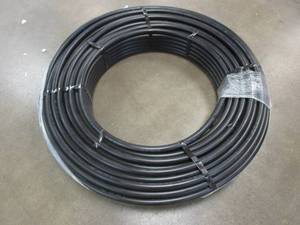 lot 12 image: ADS 34 x Unknown Length (Tag says 400) 160PSI PE POLYFLEX PIPE 4710 Potable Grade - SOLD AS IS