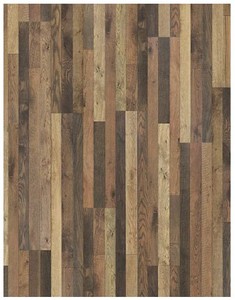 lot 47 image: (Approximately 8 Cases, Some Opened) TrafficMaster Bishop Manor Oak 7mm Thick x 7-23 in. Wide x 50-58 in. Length Laminate Flooring (24.17 sq. ft.  case) - SOME PIECES MAY BE SCRATCHED, HAVE EDGECORNER DAMAGE