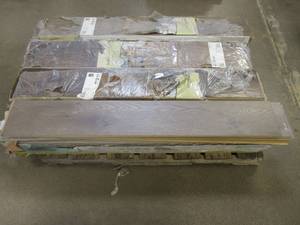 lot 51 image: WHOLESALESALVAGE PALLET OF MISCELLANEOUS FLOORING - Pallet Contains 1-2 Cases of different Flooring - SOME PIECES MAY HAVE SCRATCHES, HAVE EDGECORNER DAMAGE. GREAT FOR SMALL PROJECTS