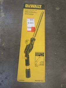 lot 98 image: DEWALT 20V MAX Cordless Battery Powered Pole Hedge Trimmer Head (Trimmer Head Only) - WORKS, LIKE NEW