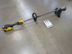 lot 106 image: DEWALT 60V MAX Brushless Cordless Battery Powered Attachment Capable String Trimmer Kit (TOOL ONLY) NEW, WORKS, NEVER USED.