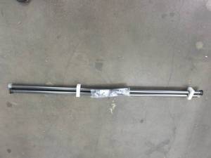 lot 149 image: Home Decorators Collection 72 in. - 144 in. Mix and Match Telescoping 1 in. Single Curtain Rod in Gunmetal