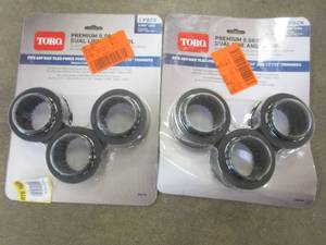 lot 169 image: (2) Toro 0.080 in. 60V 13 in. and 15 in. Flex-Force Trimmers Replacement Spool (3-Pack)