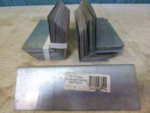 lot 29 image: Bent Tin Shingle Flashing