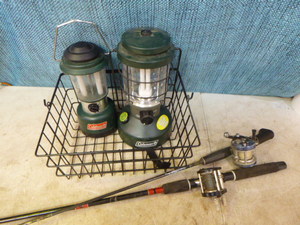 lot 68 image: 2 Coleman Battery Powered Lanterns