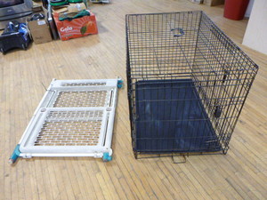 lot 124 image: Wire Pet Crate