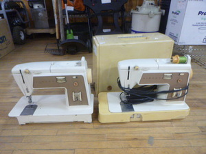 lot 159 image: 2 Singer Sewing Machines
