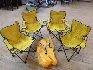 lot 172 image: Mystic Foldable Chairs