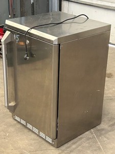 lot 5 image: GE Monogram Commercial Stainless Steel Refrigerator