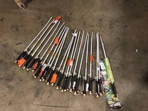 lot 9 image: Lot of Turbo Jet High Spray Hose Nozzle Attachments Customer Returns See Pictures