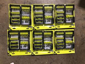 lot 19 image: Lot of RYOBI 40-Piece Impact Drive Bit Set and Socket Customer Returns See Pictures