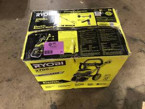lot 28 image: RYOBI 2700 PSI 1.1 GPM Cold Water Corded Electric Pressure Washer Customer Returns See Pictures