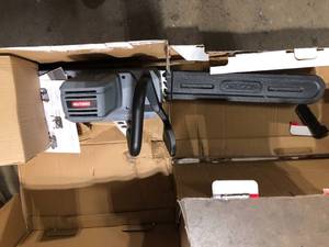 lot 37 image: Oregon CS1500 Self-Sharpening 15 Amp Corded Electric Chainsaw, 18 in. Bar, Equipped with PowerSharp Saw Chain  Customer Returns See Pictures