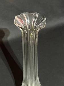 Clear Swung Glass Vase