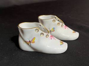 Vintage Herend Baby Shoes (Pair)