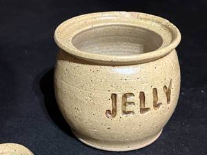Stoneware Jelly Jar with Lid