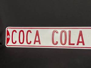 Coca-Cola Lane Metal Sign