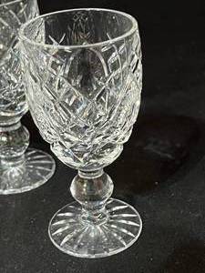 3 Waterford Crystal Glasses
