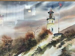 Original Watercolor Signed by Miller
