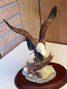 Lot of 3 Eagle Figurines