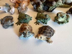 Stone Critters Frogs, Turtles & Crocodile