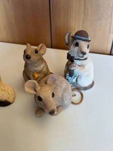 Stone Critters Cats & Mice