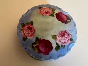 Vintage Jewelry Dish with Cover
