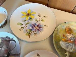 Vintage Plates and Candy Dish