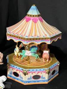 3 Carousel Music Boxes