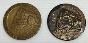 lot 103 image: Vintage Purdential Insurance Company Bronze Medals 3