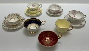 lot 108 image: Group Of Misc. Fine China Cups And Saucers